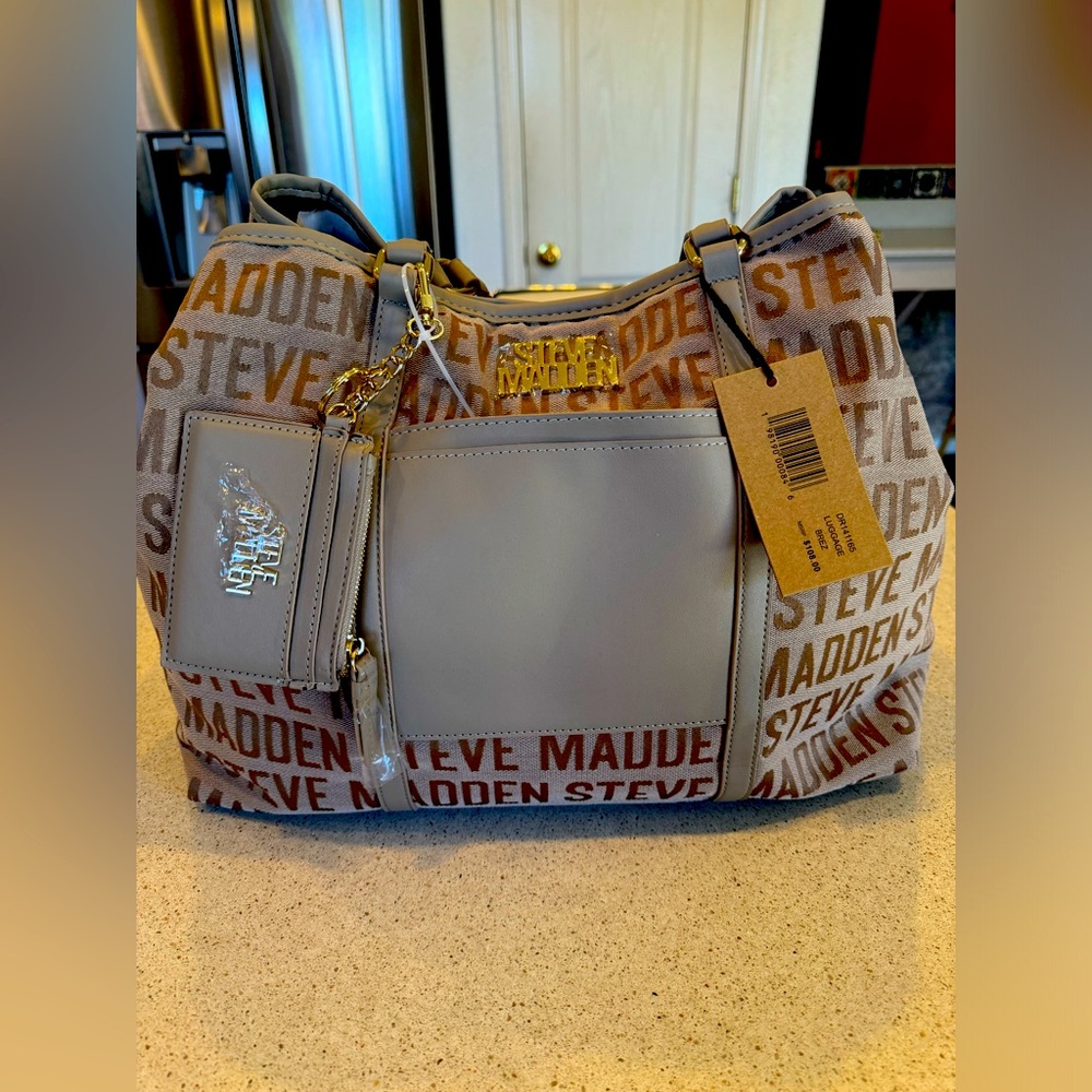 Steve Madden LUGGAGE BREZ Tote Bag ~ NW